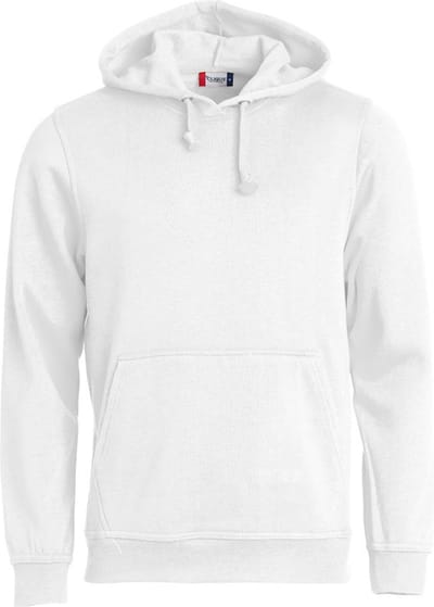 Clique Basic Hoody 021031 - Wit - 4XL