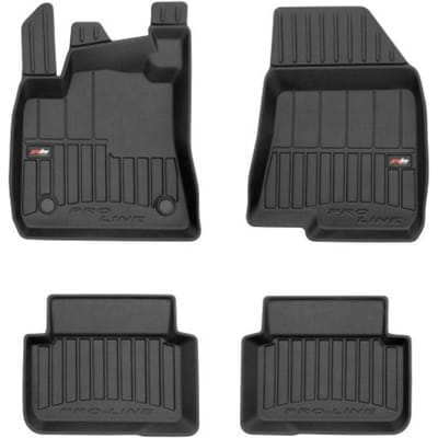 Frogum Dacia Logan III vanaf 2020 - Automatten Set (4-delig) - TPE Rubber - 6 cm Hoge Rand - Geurloos