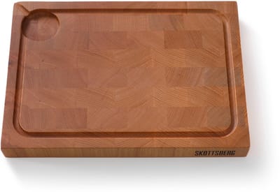 Skottsberg - Snijplank met Sapgeul 35 x 25 x 3,5 cm - Wood Works - FSC beukenhout - Dubbelzijdig met handgrepen
