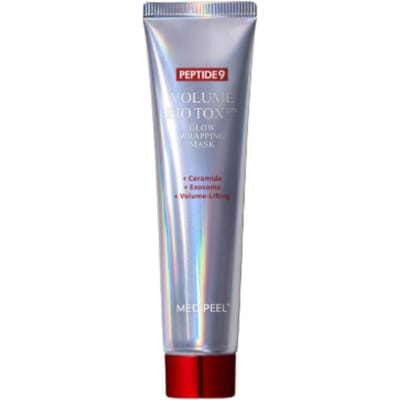 MEDI-PEEL Peptide 9 Volume Bio Tox Glow Wrapping Mask Pro (70ml + Dubbele Kwast) Ultiem Glas Huid & Elasticiteit Afpelbaar Masker