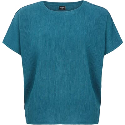 Protest PRTLouas – T shirt Dames – Korte mouwen – Ronde hals – Loose fit – Wit