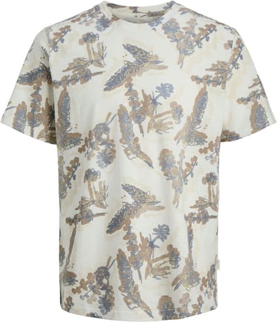 JACK&JONES - JORMONTAUK AOP TEE CREW NECK - Heren - T-shirts