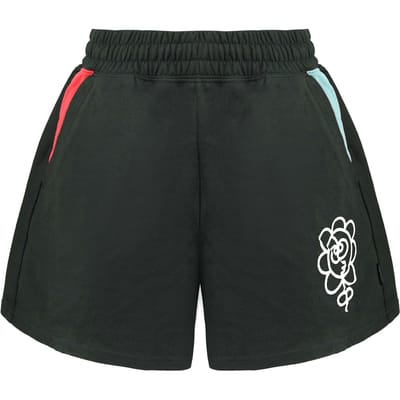 Puma x Mr. Doodle Stretch Taille Logo Zwart Dames Shorts 530663 01