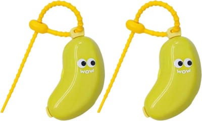 Tandenborstel Hoes - Reisbeschermer Houder - Hygiënisch Opbergen - Banaanvormig Ontwerp - Compact Formaat - Groen
