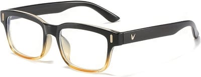 Nivard Blue Light Glasses - Blauw Licht Bril - Computerbril - Blue Light Bril - Filter Bril - Beeldschermbril - Anti Blauw Licht Bril - Zwart & Geel