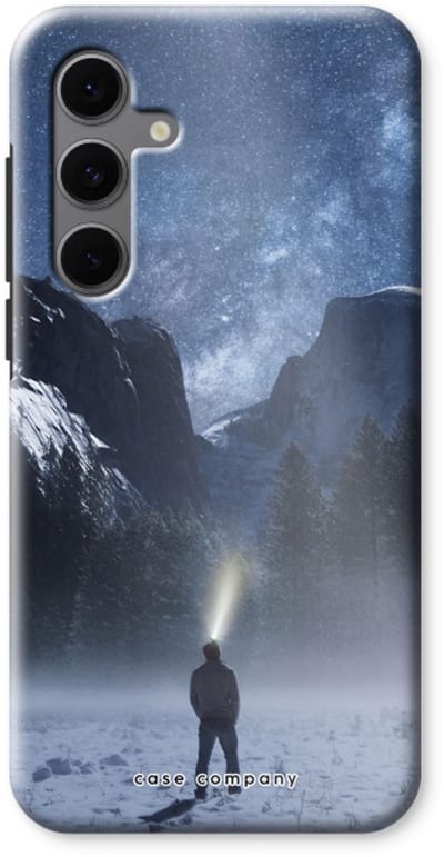 Case Company® - Hoesje geschikt voor Samsung Galaxy S24 FE hoesje - Wanderlust - Tough Case - Maximale Bescherming alle Kanten en Schermrand