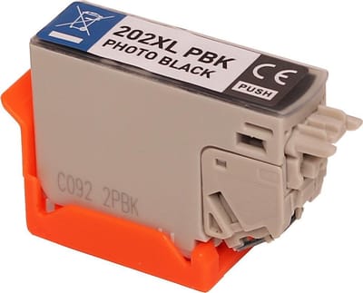 ABC huismerk inkt cartridge geschikt voor Epson 202XL foto zwart voor Expression Premium XP-6000 XP-6005