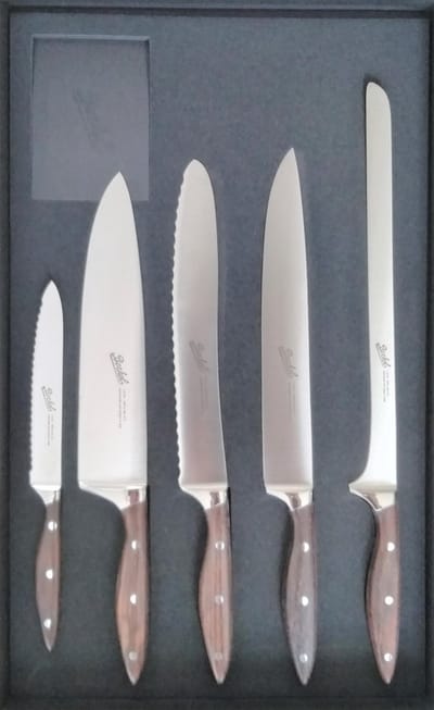 Berkel - messenset 5 stuks - Wengéhout