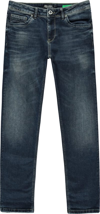 Cars blauwe heren jeans   Rinsewash wassing   Slim Fit   5-Pocket zakken   Knoop- en ritssluiting   Regular waist Blauw 27/32