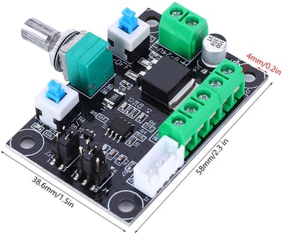 Dailygoods- Stappenmotor Controller - Puls Signaalgenerator - Positieve/Negatieve Rotatiecontrole - Aandrijfregelaar - Kunststof - Afmetingen 38,6 x 58 mm - Motorcontroller