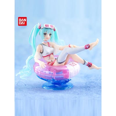 Nieuwe Hatsune Miku Anime Figuur Aqua Float Girls Elaina Actie Figuur Kawaii Zit Zwemband Meisje Figuur Verzamelspeelgoed white