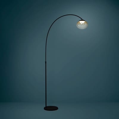 Stars of Light LED vloerlamp Pantoja zwart/amber 160 cm CCT