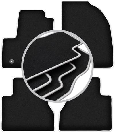 CARLUX-SILVER automatten voor: Ford Tourneo Connect combivan (2013-2017)