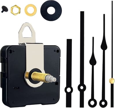 Quartz uurwerk - High Torque - Voor DIY Wandklok Reparatie Kit - Uurwerk Met Uurwijzer Vervangend Uurwerk - Quartz Klok Mechanisme Vervangingsset - Geschikt voor wijzerplaten met een dikte van 12-16mm