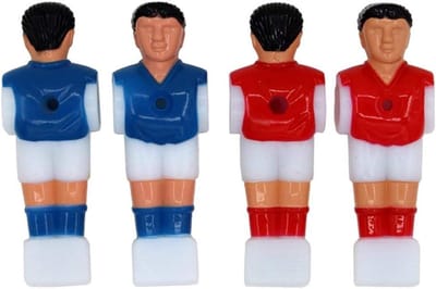 Tafelvoetbalspelers - Reservefiguren Poppen - Tafelvoetbal Reparatie - Gereedschapsloze Installatie - 110 mm x 37 mm - Kleurrijk