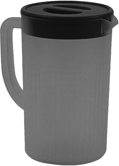 Dailygoods- Saptheekan met Deksel en Filtergat - Koudwaterkan - Kunststof - Doorschijnend - Warmtebestendig - Modieus Ontwerp - Waterkoker