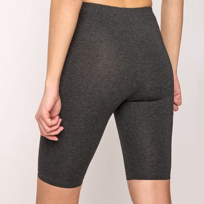 Merry Style MS-MS10-145-LE Dames Leggings - Sport - Vrijetijdsbroek - Kort - Viscose - Sporbroek - Yogabroek - Donker Gemêleerd - L