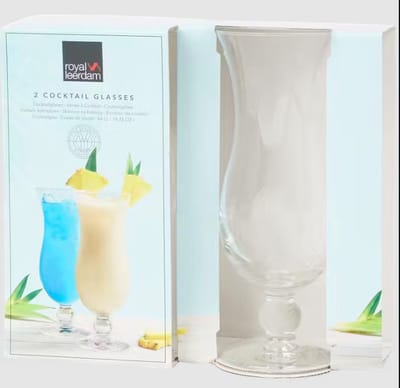 Royal Leerdam cocktailglazen - Blue Hawai - 440 ml - set van 2