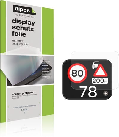 dipos – 2x Matte Beschermfolie geschikt voor Saphe T | Krasbestendige & antireflecterende Screenprotector Ultra-Thin