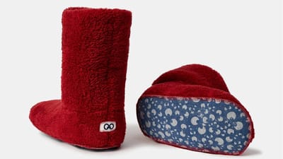 Pantoffels woody - donkerrood - 252-10-BOO-M/495 - maat 43/46