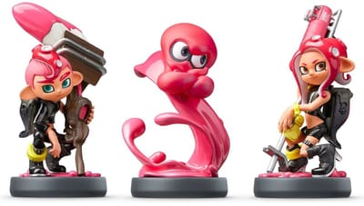 Amiibo - Octoling Girl, Octoling Boy, Octoling Octopus - Splatoon - Nintendo Switch