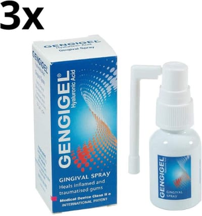 Gengigel Mondspray - 3 x 20 ml - Voordeelverpakking
