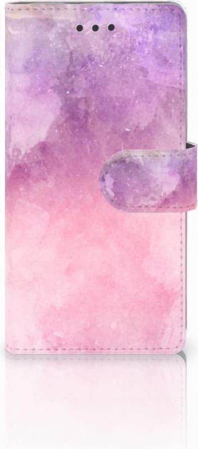 Hoesje Huawei Ascend P8 Lite Pink Purple Paint