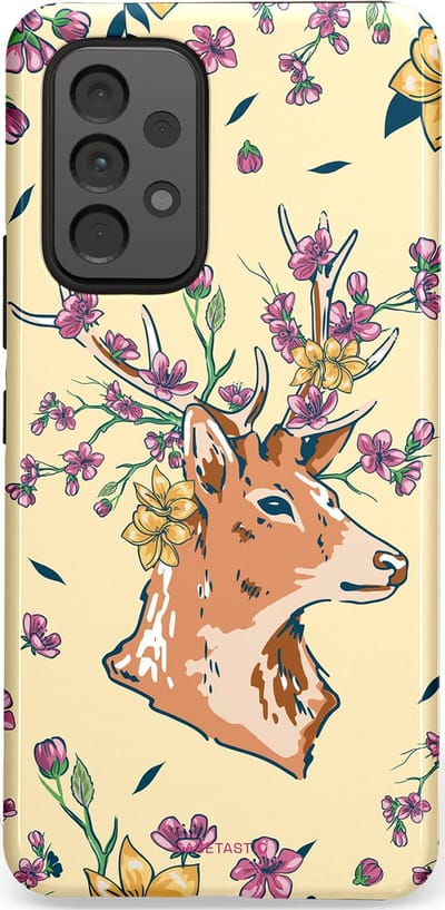 Casetastic Hoesje Geschikt voor Samsung A53 - Stijlvolle Beschermende Duo-layer Case - Woudwonder
