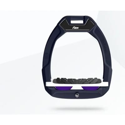Veiligheidseisen voor paardrijden Ingebouwde Ultra Grip Bruin/Wit/Paarse Flex-On Safe-On