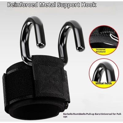 Station de tractions portable Support de poignet pour salle de sport à domicile Musculation Exercice Poignées de préhension Accessoires Sangle