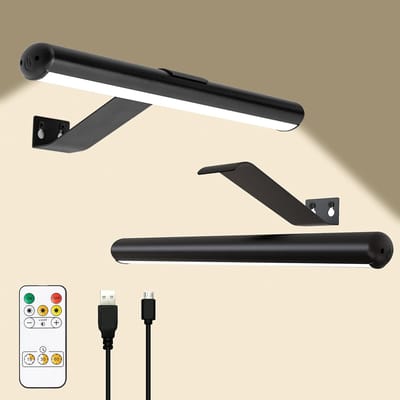Schilderijverlichting Met Afstandsbediening - Licht Schilderen - Magnetische Wandlamp - Oplaadbare Kunstlamp Met 3 Lichtkleuren