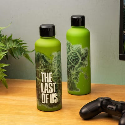 The Last of Us - Glow in the Dark Metalen Waterfles 500ml