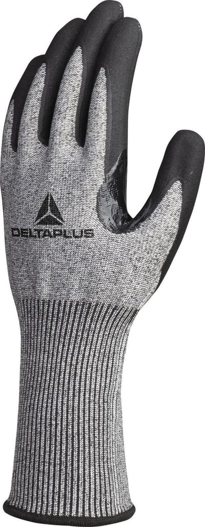 Delta Plus VECUT53 Gebreide Handschoen Zwart - maat 10