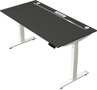 Kerkmann - Zit sta bureau Move Boost 4 - 160x80cm - antraciet-wit