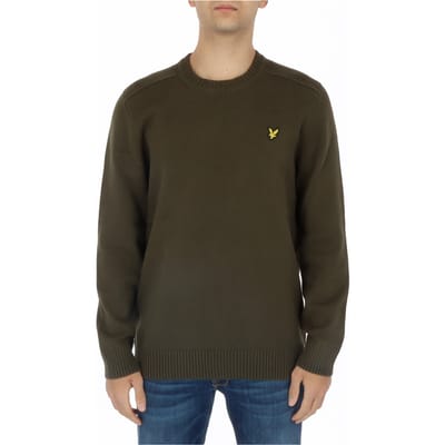 Trui van breigoed met ronde hals en detail Lyle & Scott