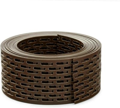 Dakventilatie Rooster - Vogelwering Ventilatieband - Dak Beschermen - Slagvast Polypropyleen - 100 mm rol 5 m - Bruin