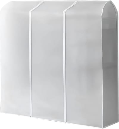 Waterdichte en stofdichte kledingbescherming, semi-transparant ontwerp, 200 x 50 x 150 cm, met dubbele ritssluiting voor eenvoudige toegang en optimale bescherming tegen vuil