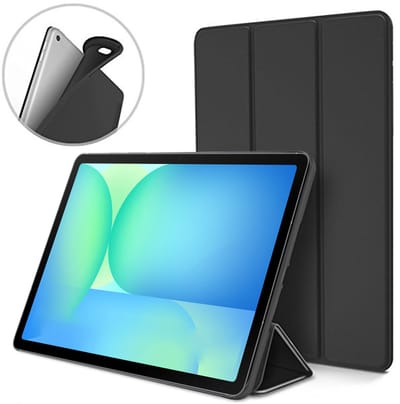 ChiGuard Hoesje geschikt voor Samsung Galaxy Tab S10 FE / S10 Lite / S9 FE / S9 Hoesje – Shock Proof Hoesje – Smart Cover - Zwart