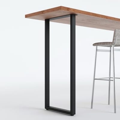 Set van 2 metalen tafelpoten - 105 cm hoog - Ideaal voor doe-het-zelvers en hoge tafels