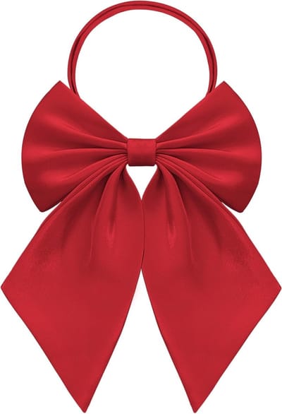 Schattige Anime Strik voor Meisjes, Perfect voor School, Cosplay en Valentijnsfeest - Rood, One Size