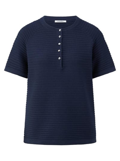 Trui ronde hals Van Peter Hahn blauw