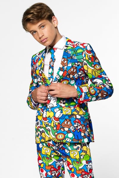 OppoSuits - Super Mario™ - Tiener Jongens Pak - Nintendo Kostuum - Carnavalskleding - Maat EU170/176