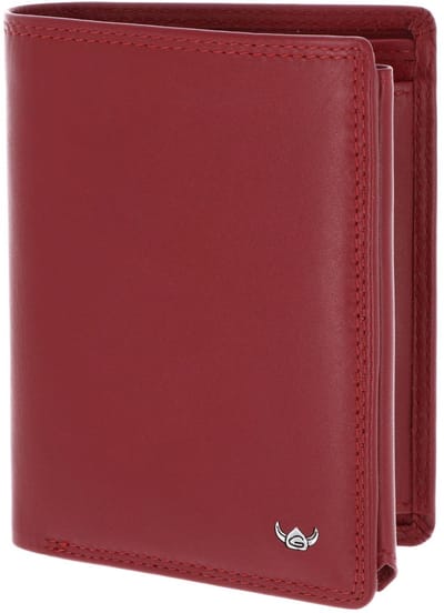 Golden Head Leren portemonnee Polo RFID Protect Kombischeintasche mit Riegel 1458 Rot donkerrood