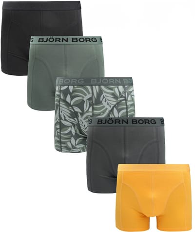Bjorn Borg Boxers Cotton Stretch 5-Pack Multicolour - Maat L - Heren - Boxershorts