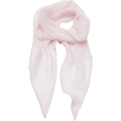 Premier Uniseks sjaal van chiffon in kleuren voor volwassenen (Roze)