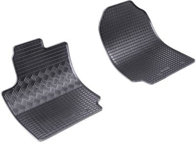 Automatten voor Ford Ranger Enkelcabine (T6) (2011-2019) (P375) - 2-delig - Rubber