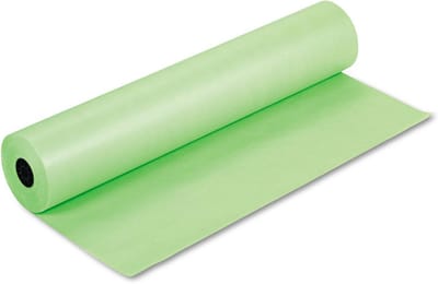 Gigantische rol Kraft Papier 91.3 cm x 304m, 85 GSM, Lichtgroen - Ideaal voor Kunst en Knutselen