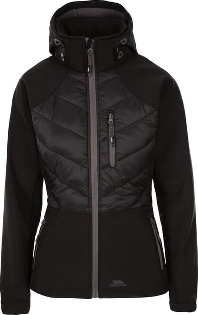 Trespass damesjas Elvira - Softshell voor dames Tp75 Zwart