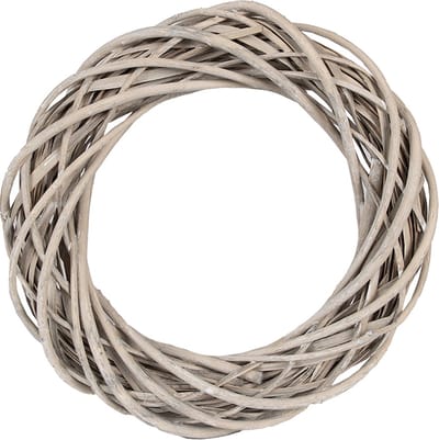Clayre & Eef Krans Ø 30 cm Bruin Rotan