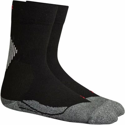 FALKE 4Grip anti blaren, antislip noppen functioneel garen sportsokken Unisex zwart - Maat 35-36
